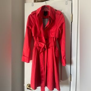 Ted Baker coral trench coat